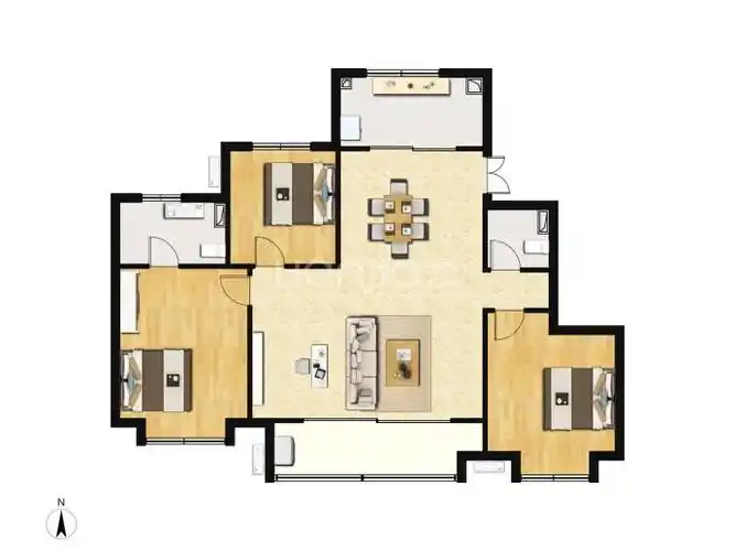 东方和府--建面 143m05