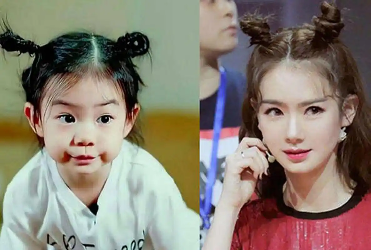 戚薇说她会把孩子当大人沟通,比如说lucky很喜欢裙子,戚薇每