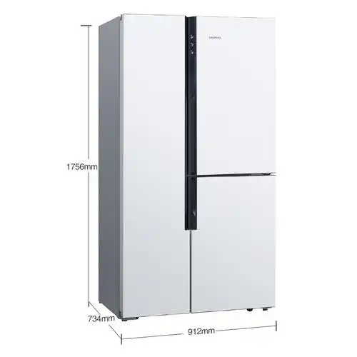 西门子白色三门冰箱