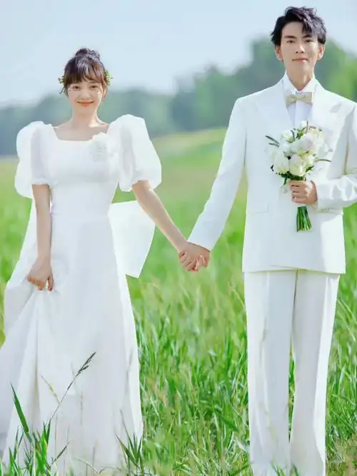 真实客片分享自然森系婚纱照78三亚婚纱照