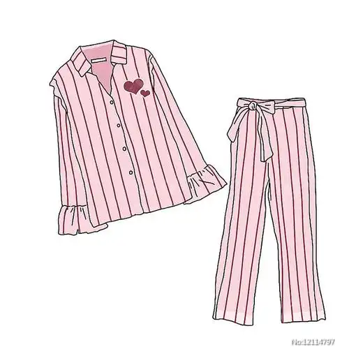 卡通世界睡眠日睡衣