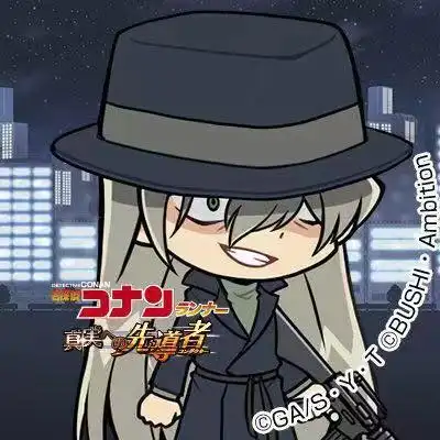 名侦探柯南发布黑衣组织主题新卡图,q版琴酒和贝姐我可了!