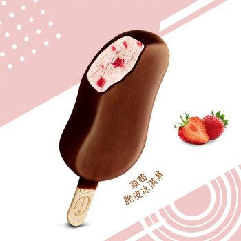 哈根达斯(haagen dazs)草莓口味 脆皮条69g支雪糕