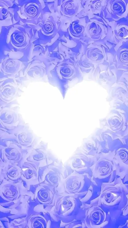 浪漫蓝色玫瑰花h5背景- html素材网 #可下载# #源文件# #免费# #模板