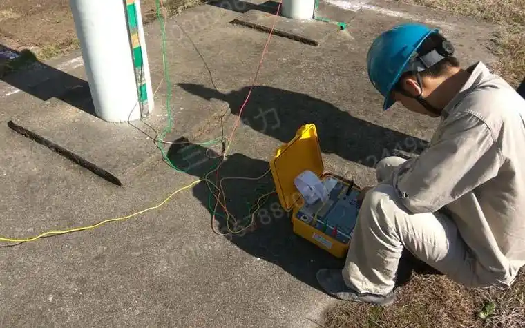 氧化锌避雷器测试仪试验现场图