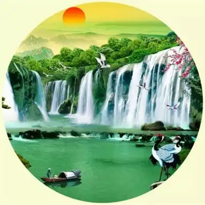 治愈系山水风景图片唯美带来好运的风景头像自然