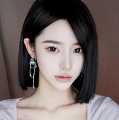 假发女短发全头套2021年新款时尚网红波波头自然减龄仿真假发套