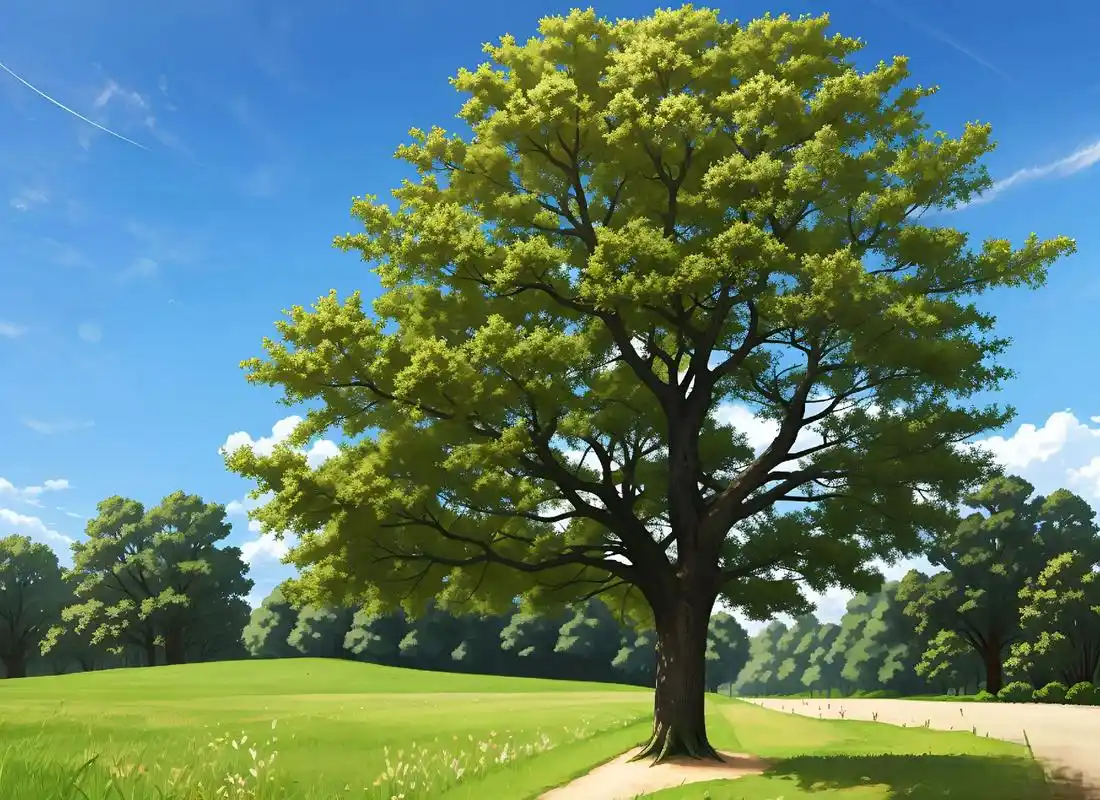 终于一天你会长成那棵让别人依靠的大树.