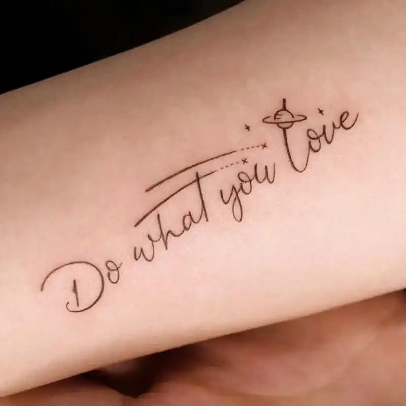 适合女生的小清新英文刺青