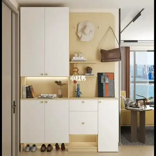 鞋柜家用进门口一体穿鞋凳玄关柜带凳子可坐