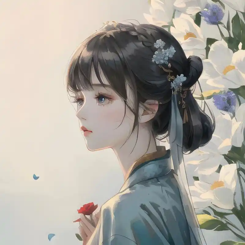 古风头像|浅绿清冷|灵动