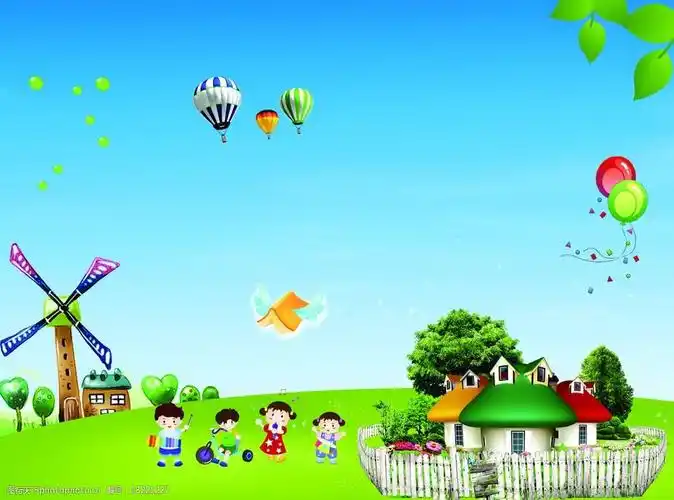 卡通幼儿园海报图片