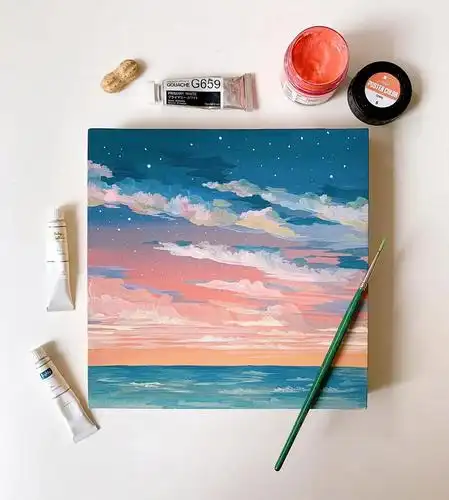 水彩手绘 | 让人无法拒绝的小清新ins风插画,摆在哪都好看_水粉_零