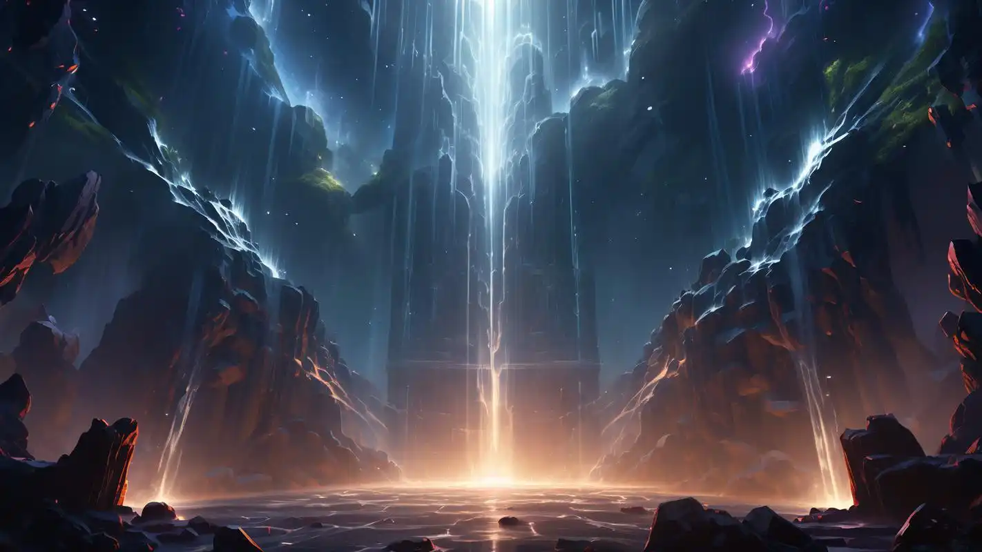 超炫酷的能量星空壁纸来啦!9099