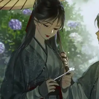 古风情头情侣仙气一左一右唯美古风动漫头像男女情侣霸气高冷