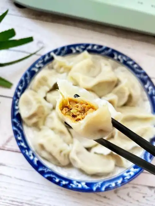 这个猪肉白菜馅的饺子太香了