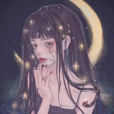 12星座手绘头像女高清唯美的手绘12星座头像图片