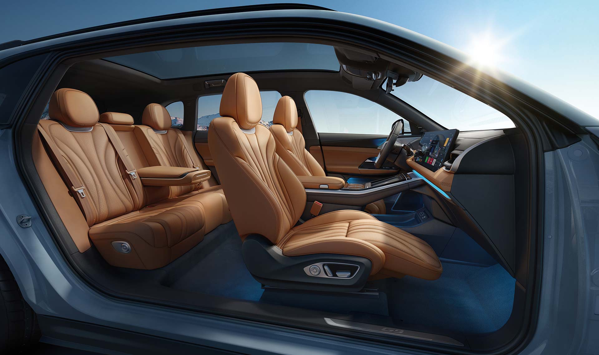 小鹏G9内饰设计