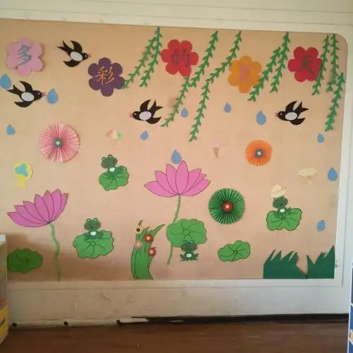 李石门幼儿园中二班教室环创—《花间童年》(副本)