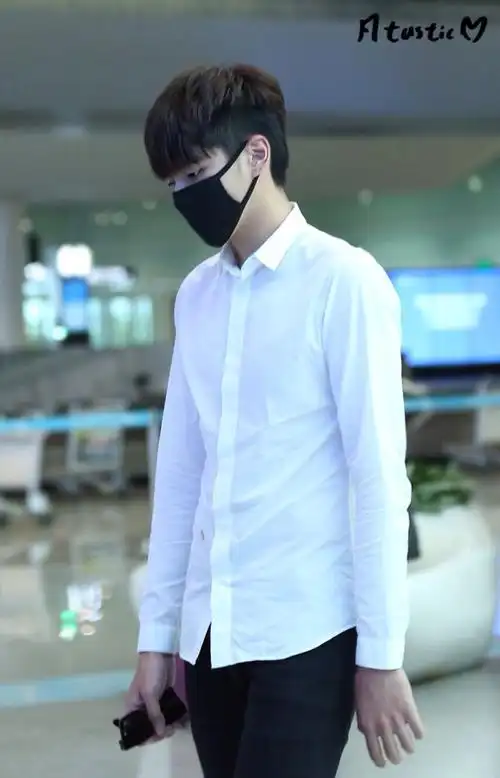 吴亦凡 kris 男神 白衬衫