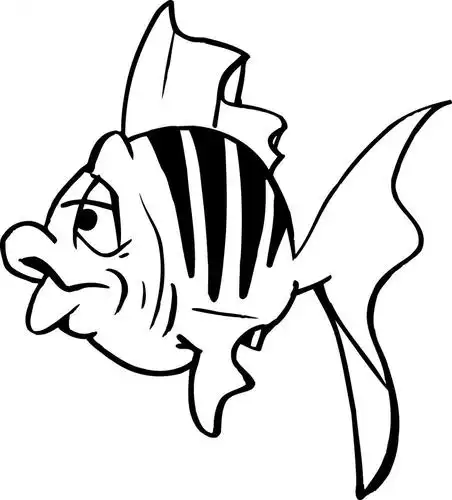 可爱卡通黑白动物图片