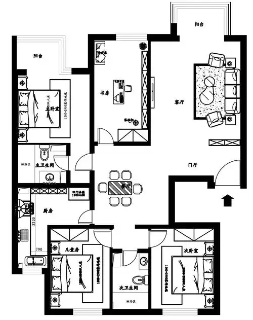 平面布局图该商户其他案例同户型同风格同价格更多 >家居百科装修合同