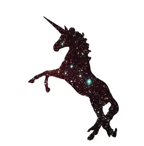 谁有左边的星空独角兽的高清图?我们班要做班服,但找不到高清图,求