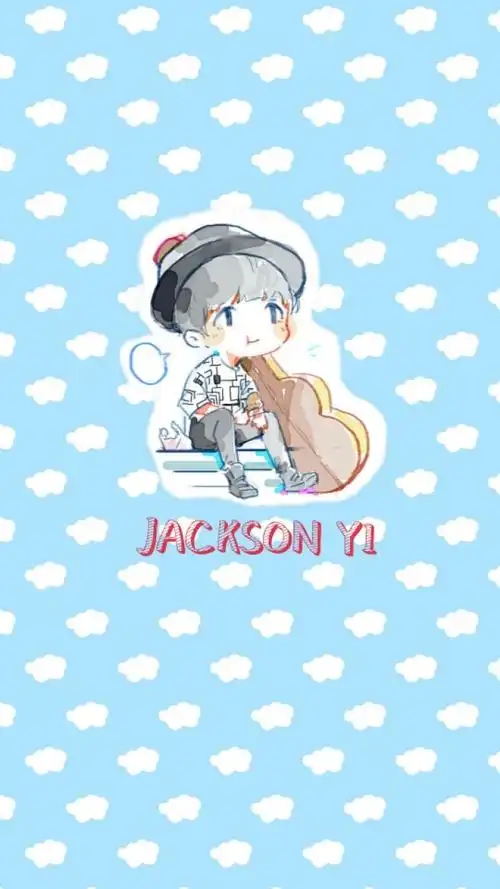 易烊千玺q版壁纸 图抠自微博