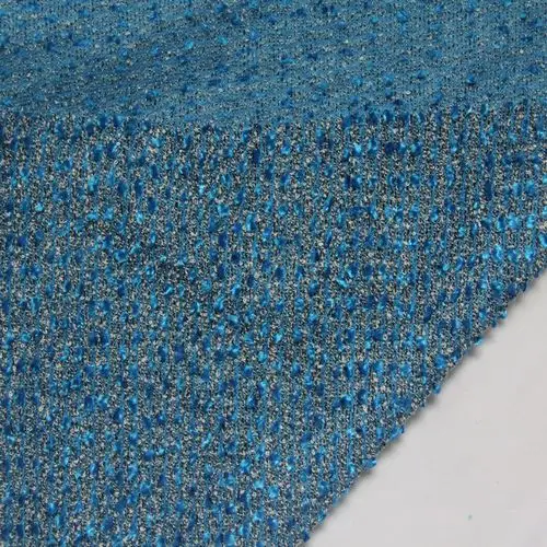 初加工材料 纺织皮革原料辅料 面料/织物 针织面料 斑点蓝色点状横间