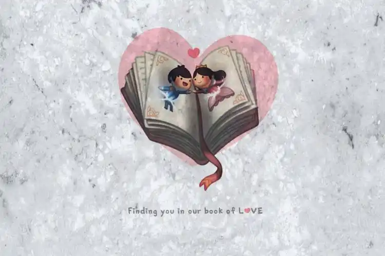love is finding you in our book of love wallpaper for android