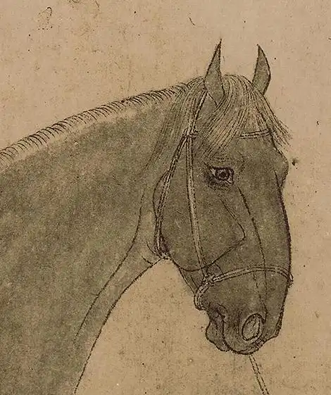 传世书画高清丨宋李公麟《五马图》欣赏,后人推其为宋画中第一!