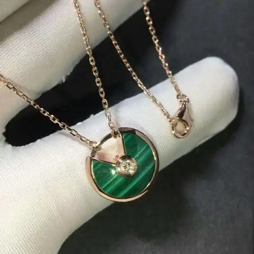 高端定制高仿卡地亚中号护身符项链