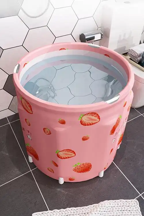 泡澡桶大人折叠浴桶洗澡盆洗澡桶浴缸加厚沐浴桶泡澡神器全身家用