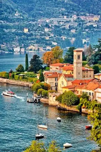 光景美图分享34:科莫湖(意大利)世界著名风景休闲度假胜地