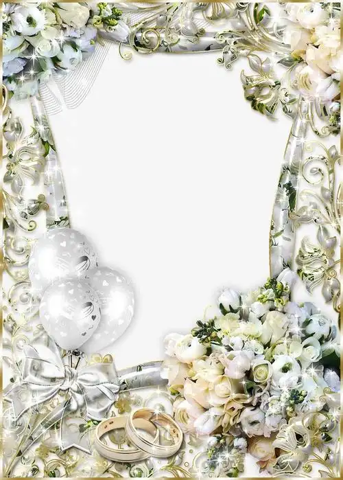 个性相册写真婚庆透明背景框架图片免抠png素材免费下载,图片编号