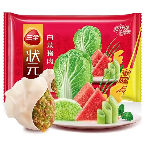 三全状元白菜猪肉水饺水饺