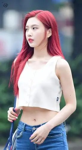 当时红发引起超高反响的朴秀荣