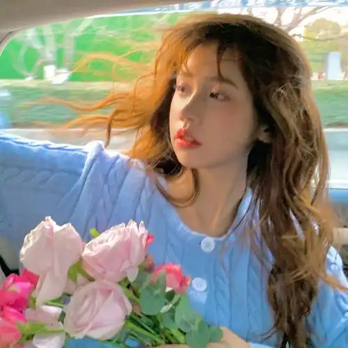 森系清新优质真人女头.不图事事_女生头像_我要个性网