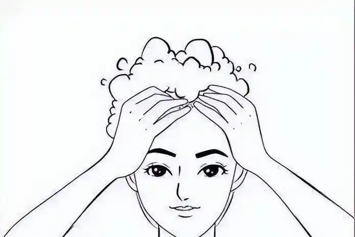 袁,瑜作品:洗发理发小哥_头发_美女_洗头