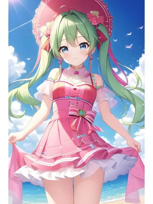 夏日滤镜  #二次元  #粉色系  #粉色少女心  #粉色系二次元  #粉色