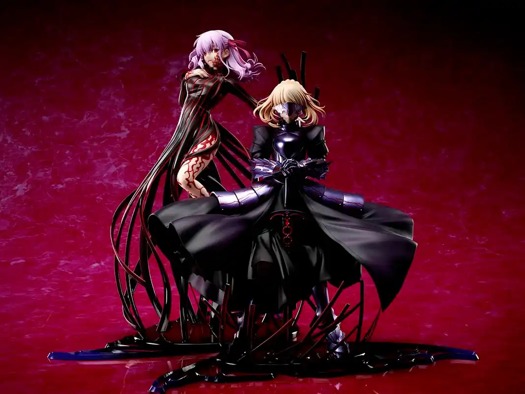 《fate》黑化间桐樱和黑吾王手办公开:黑泥下的