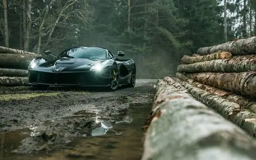 法拉利旗舰级超级跑车laferrari桌面壁纸 _ 图片网