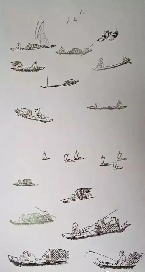 山水画中的点景的画法图文教程山水画归隐图画法步骤18书法学一班浅绛