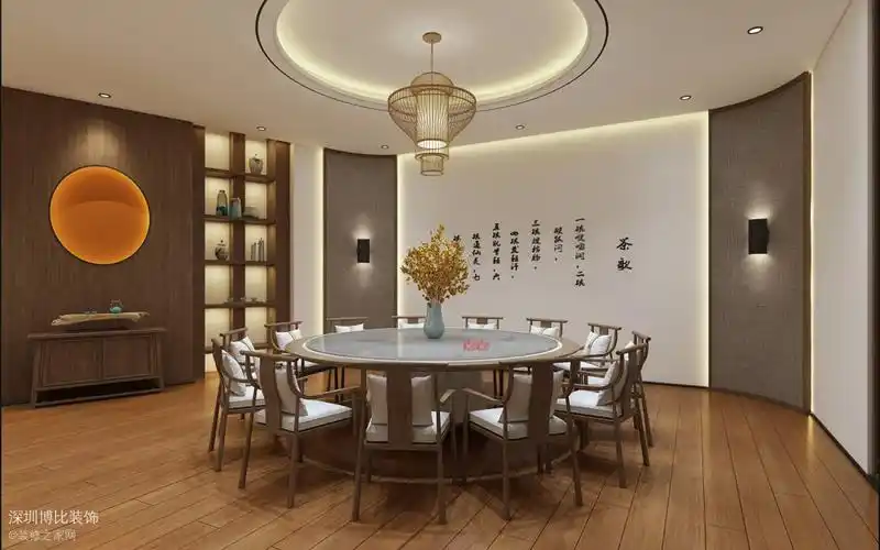 茶楼私人会所装修设计效果图