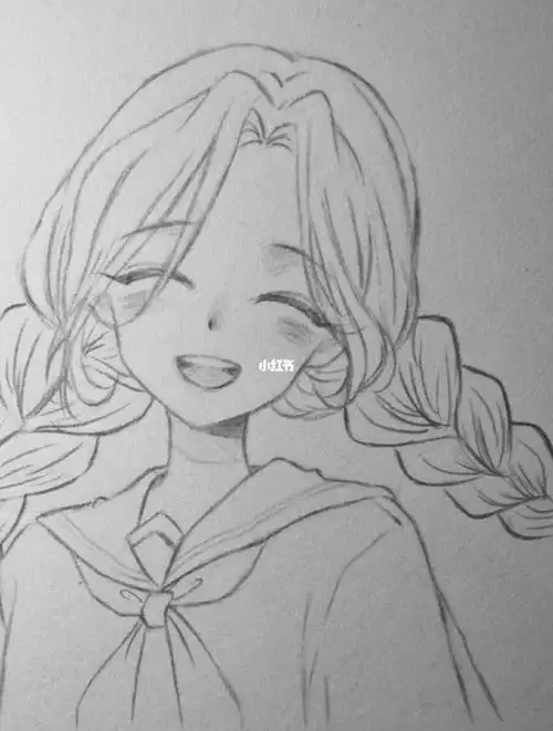 少女动漫人物怎么画简笔画简单又漂亮全身动漫女孩的图片简笔画动漫