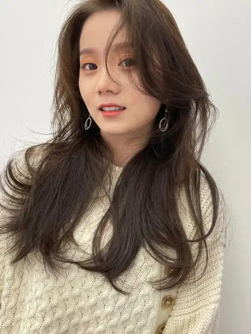 这款不需要打理的韩系气垫烫发甜美減龄时尚浪漫烫了这个发型颜值气质