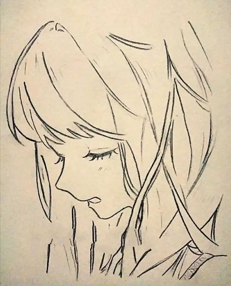 《别哭》—唐染手绘(过程) 漫画版的《别哭》也很好看哦,也有小说版的