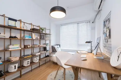 轻奢风格公司前台装修效果图