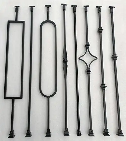 良品优选铁艺单根组装楼梯立柱配件扶手围护栏杆新中式欧高性价比