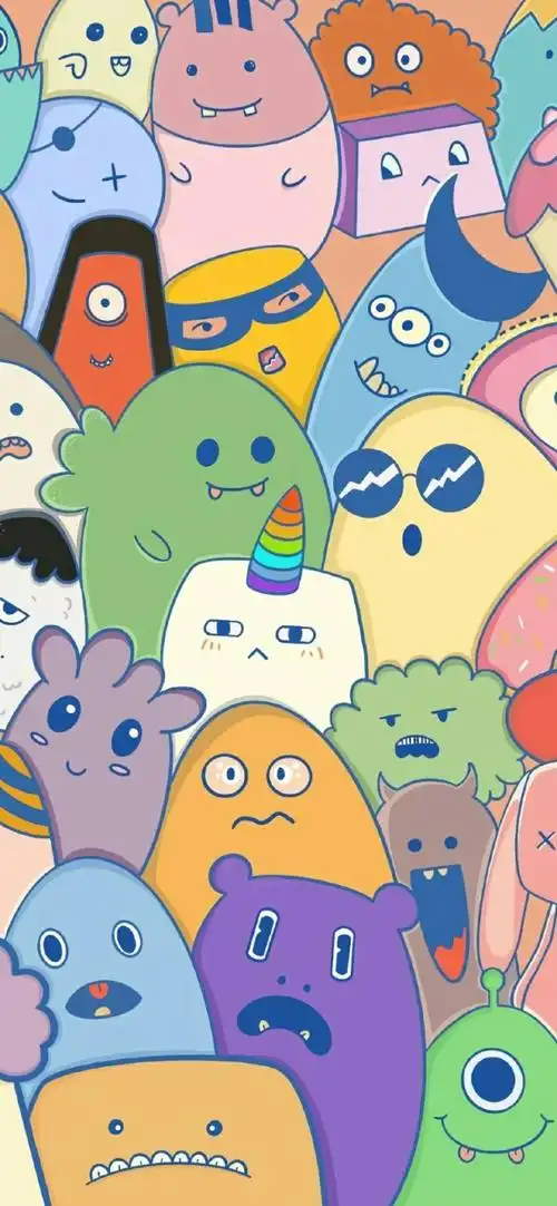 壁纸可爱小怪兽